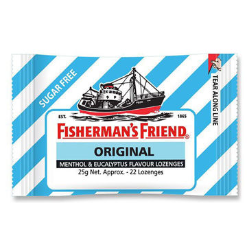 Picture of !FISHERMAN'S FRIEND SUGAR FREE ORIGINAL LOZENGES 25G (ALMOST PERFECT)