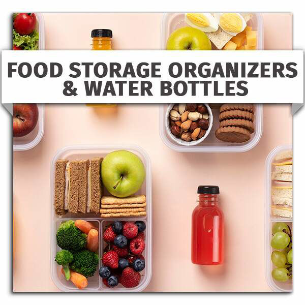 Picture for category Food Storage Organizers & Water Bottles