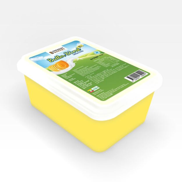 Picture of PREMIUM BAKERY UNSALTED BUTTER BLEND (65%) 2KG