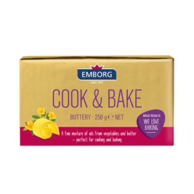 Picture of EMBORG COOK & BAKE BUTTERY 80% FAT 200G