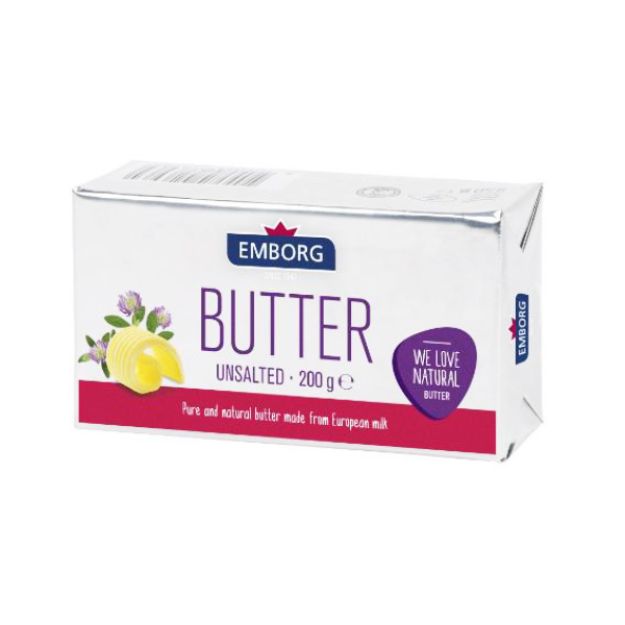 Picture of EMBORG BUTTER UNSALTED 82% FAT 200G