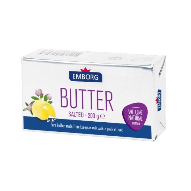Picture of EMBORG BUTTER SALTED 80% FAT 200G