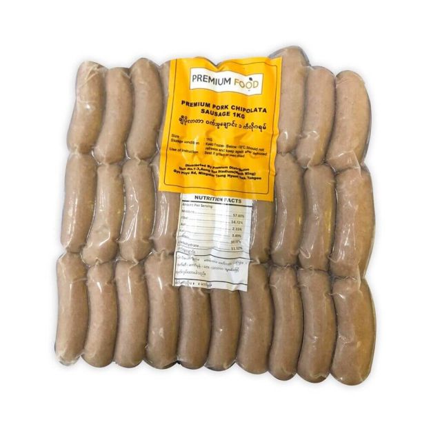 Picture of PREMIUM PORK CHIPOLATA SAUSAGE 1KG